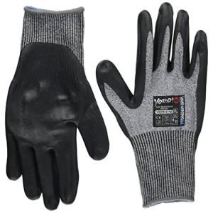 ユニワールド ニトリルゴムコーティング手袋 WGYR5110 耐切創YOROI461 ネイビーモク XL