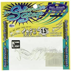 Bait Breath ワーム イカチュー 1.5 S831 クリアー/ケイムライト