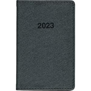 博文館新社 手帳 2023年 ミニ手帳 シルバーグレー No.772