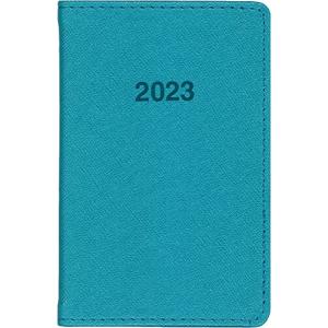 博文館新社 手帳 2023年 ミニ手帳 ターコイズ No.777