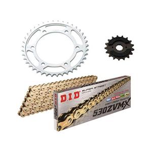 D.I.D F/Rスプロケット 3点交換キット DS-04G SUZUKI GSX1300R Hayabusa 99-07