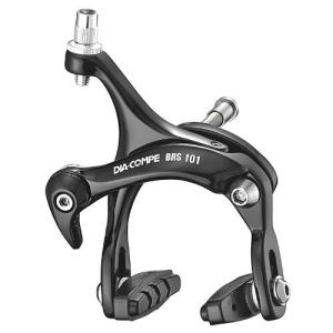 DIA COMPE BRS101 トラックブレーキセット フロント丸フォーク用 レバー付き ブラック BRS101