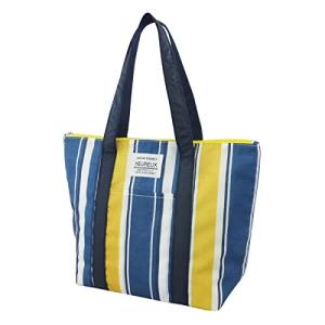 アットファースト 保冷トートバッグ ショッピングバッグ 肩掛け ルミエール ネイビー AF6299