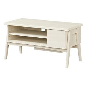 白井産業 テレビ 台 24から32V 型 対応 白 木目 幅80.1 奥行40.3 高さ42 センチ FBW-4080H IV フェルボワ