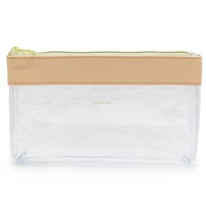 ガーメントバッグ ラダイト フラットペンポーチ クリア