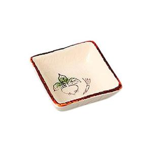 山下工芸 小皿 かぶら正角鉢 8×8×3cm 727534781