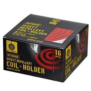 小久保工業所 アウトドア 厚太巻防虫香 16巻+吊り下げ線香皿付 日本製 KO-002