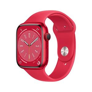 Apple Watch Series 8- 45mmREDアルミニウムケースとREDスポーツバンド - レギュラー