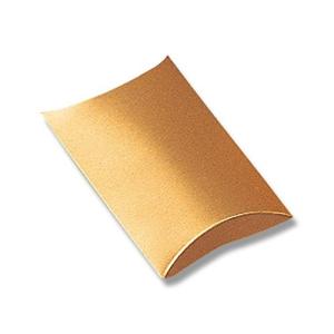 シモジマ ヘイコー 箱 ギフトボックス ピロー型 AX-6 キン 11.5x14x3cm 10枚 金 006899921