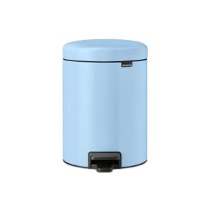 ブラバンシア ペダル式ゴミ箱 ペダルビン ニューアイコン 5L ドリーミーブルー 静かに軽やかに閉まる