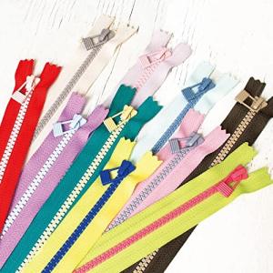 Y.K.K カラフルカクテルファスナー 20cm MIX10本入 CK5VS-20-10MIX