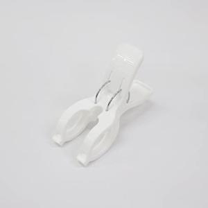 東和産業 洗濯バサミ ネオスール ダブルバネ ワイド竿ピンチ ホワイト 約6.4×3.9×9.5cm 6個入