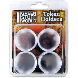 グリーンスタッフワールド アクリル製 トークンホルダー 32mm径 16個セット ホビー用アクセサリー GSWD-10597