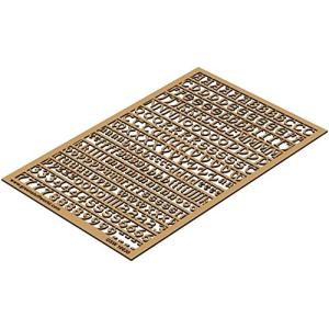 グリーンスタッフワールド 数字セット 6mmサイズ ゴシック様式 ボール紙 ホビー用素材 GSWD-10630