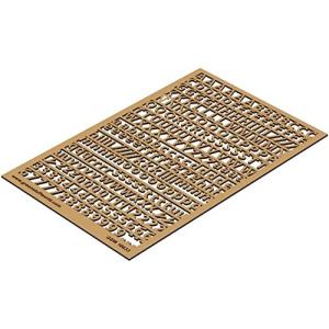 グリーンスタッフワールド 数字セット 6mmサイズ ボール紙 ホビー用素材 GSWD-10633