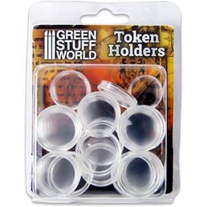 グリーンスタッフワールド アクリル製 トークンホルダー 23mm径 36個セット ホビー用アクセサリー GSWD-10592