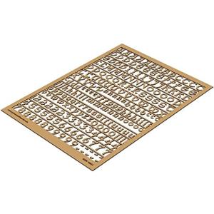 グリーンスタッフワールド 数字セット 10mmサイズ ゴシック様式 ボール紙 ホビー用素材 GSWD-10631