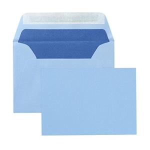 G.Lalo ウ゛ェルジェ ド フランス レターセット カード封筒セット ストレートエッジ ブルー gl54202set