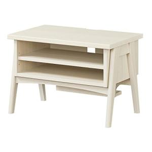 白井産業 テレビ 台 24V 型 対応 白 木目 幅60.1 奥行40.3 高さ42 センチ FBW-4060 IV フェルボワ