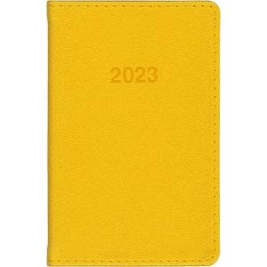 博文館新社 手帳 2023年 ミニ手帳 イエロー No.778