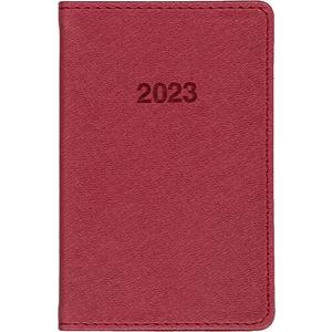 博文館新社 手帳 2023年 ミニ手帳 レッド No.774