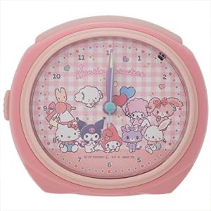 ツジセル 目覚まし時計 ピンク サンリオ おんなのこ アナログ メロディ アラーム切替 ライト付き 29257