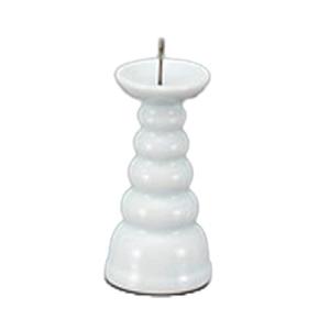 山下工芸 仏具 神具 ローソク立て 白2.5ロー立 7.7cm 794174471