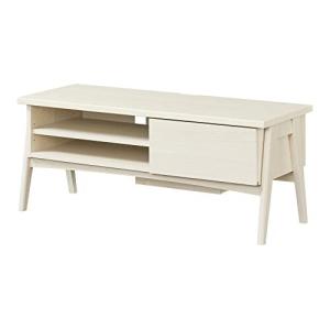 白井産業 テレビ 台 32から43V 型 対応 白 木目 幅100.1 奥行40.3 高さ42 センチ FBW-4010H IV フェルボワ