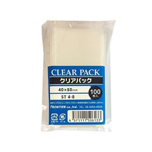 カクケイ OPP袋 クリアパック テープ無し 30ミクロン 1000枚 40×80mm