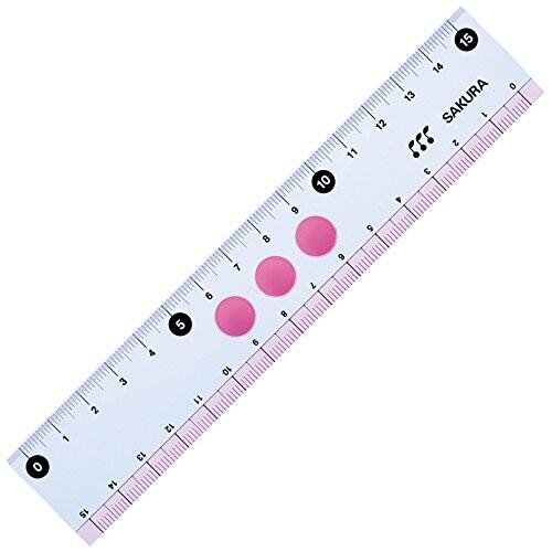 サクラクレパス 直線定規 小学生文具 15cm Gジヨウギ15#20(20) ピンク 20個