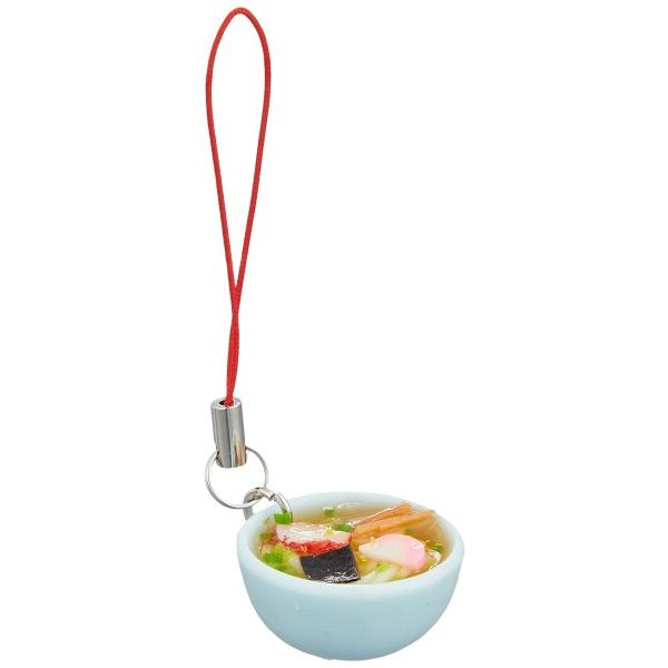 末武サンプル 食品サンプル携帯ストラップ ラーメン 約27mm s-18809