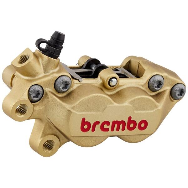 brembo(ブレンボ) 4P キャリパー 左用 40mmピッチ ゴールド 鋳造 20.5165.7...