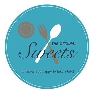 ヘイコー ギフトシール Ｓｗｅｅｔｓ サークルブルー#7062308 78枚入
