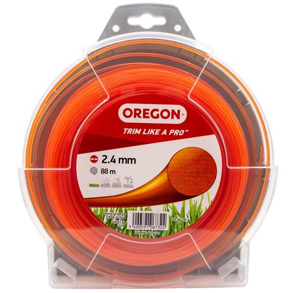 Oregon(オレゴン) ナイロンコード 丸型 オレンジ 2.4mm x 88m 刈払機用