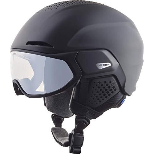 ALPINA(アルピナ) スキースノーボードバイザーヘルメット 調光ミラーバイザー サイズ調整可 開...