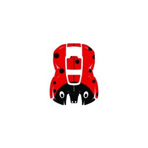 ハスクバーナ・ゼノア ロボット芝刈機デカールキット LADYBUG てんとう虫 Automower 305 着せ替えシー｜shimoyana