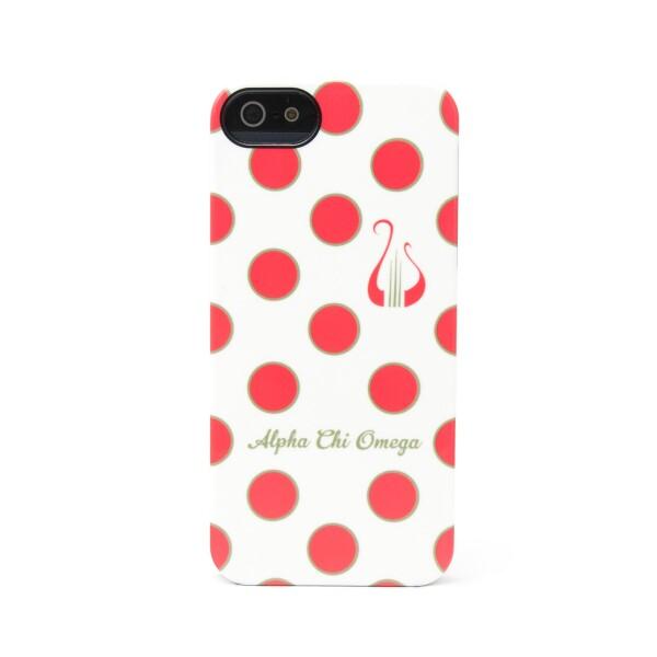 Uncommon iPhone5s/5用ハードケース Alpha Chi Omega Dots C0...