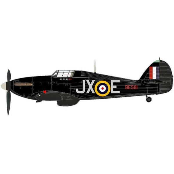 HOBBY MASTER 1/48 ホーカー ハリケーン MK.IIc イギリス空軍 第1飛行隊 B...