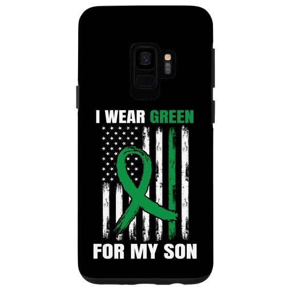 Galaxy S9 I Wear Green For My Son 脳性麻痺啓発 アメリカ国旗 スマ...