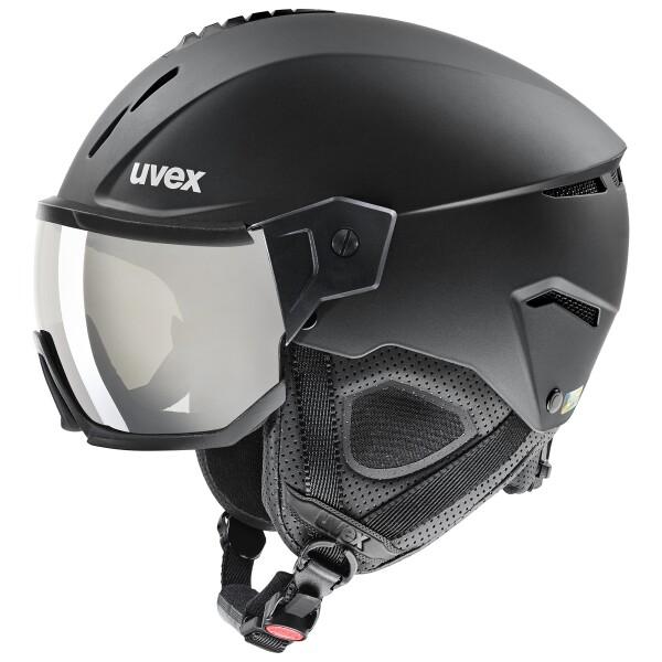 ウベックス(Uvex) スキースノーボードバイザーヘルメット ダイヤル式サイズ調整 開閉式ベンチレ