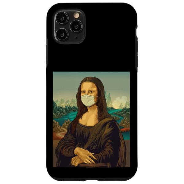 iPhone 11 Pro Max モナリサ マウスガード付き レオナルド・ダ・ヴィンチ フェイスマ...