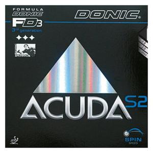 DONIC(ドニック) 卓球 アクーダ S2 裏ソフトラバー ブラック 2.8 AL049｜shimoyana