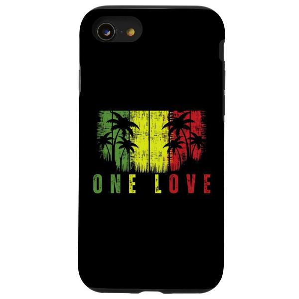 iPhone SE (2020) / 7 / 8 One Love Palm Tree Reggae...