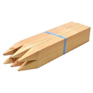 スターワン 木材 角杭 約60×4.5×4.5cm 975805