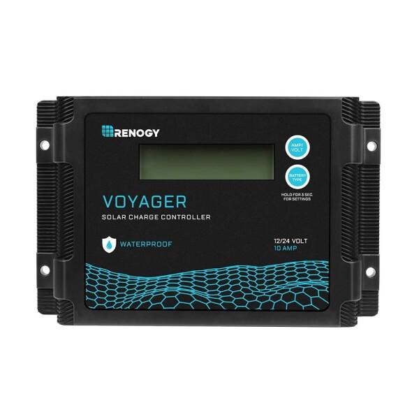 RENOGY PWM ソーラーチャージコントローラー 10A 12V/24V兼用 防水液晶画面付き ...