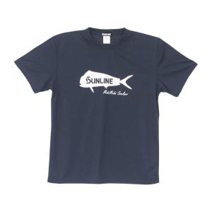 サンライン(SUNLINE) DRY Ｔシャツ SUW-15203DT ネイビー(GT) S｜shimoyana