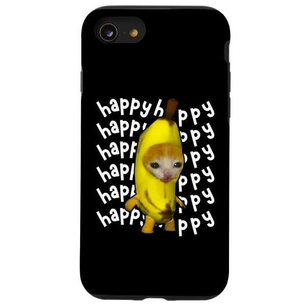 iPhone SE (2020) / 7 / 8 Happy Banana Cat Meme Ban...