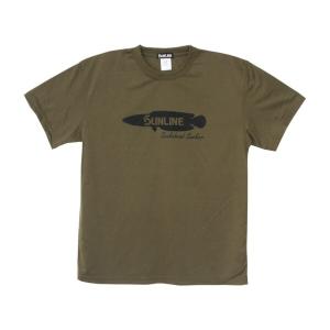 サンライン(SUNLINE) DRY Ｔシャツ SUW-15203DT アシッドオリーブ(雷魚) S｜shimoyana