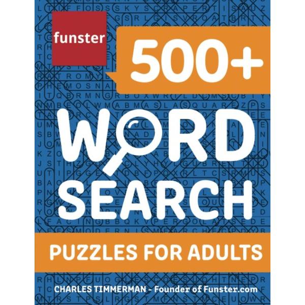 Funster 500+ Word Search Puzzles for Adults: Word ...