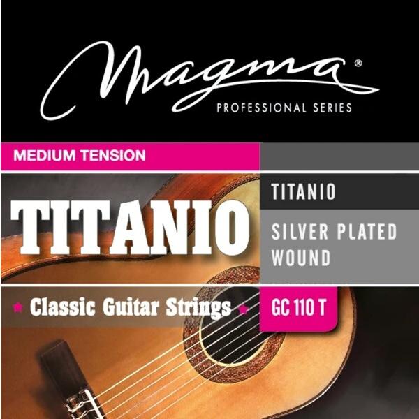 Magmaストリングス チタニウム クラシックギター弦 ミディアムテンション アルゼンチン製 TIT...